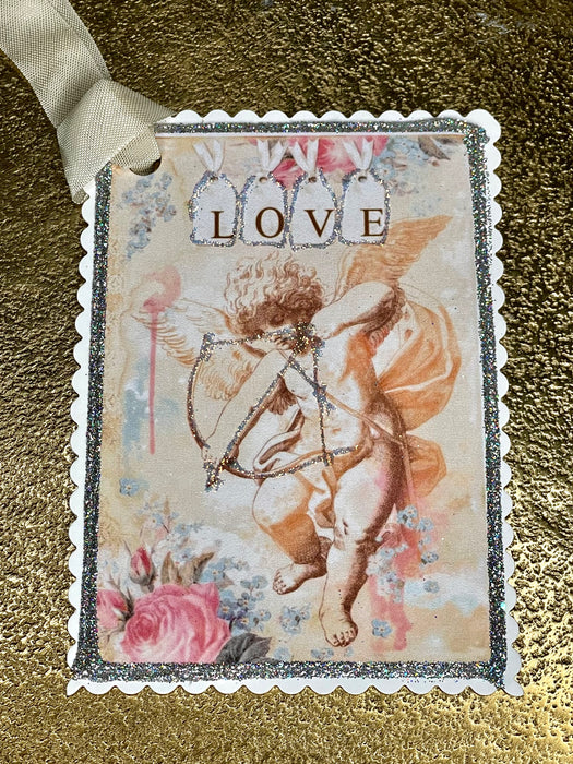 Love Cupid glitter card