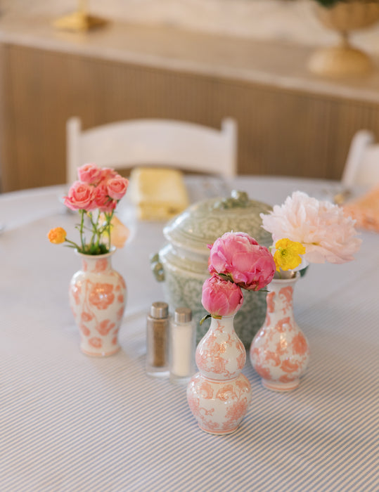 Pink Chiniosiere Bud Vase Set