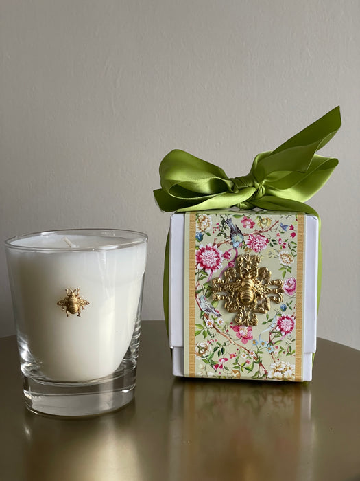 French Casa Blanca lily candle