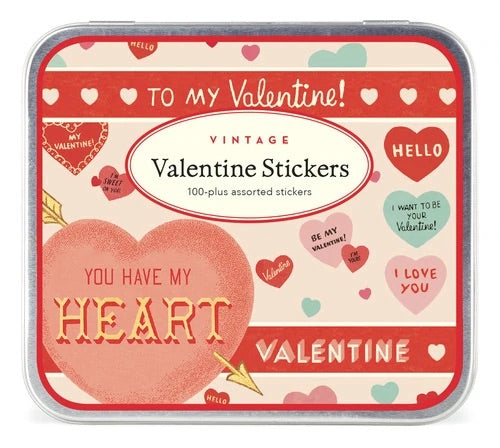 Vintage Valentine Stickers